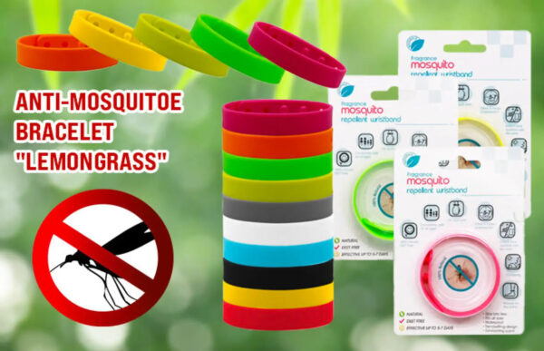 PACK 8 Bracelets Anti-Moustique Personnels