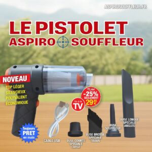 Pistolet Aspiro-Souffleur Bi-Directionnel